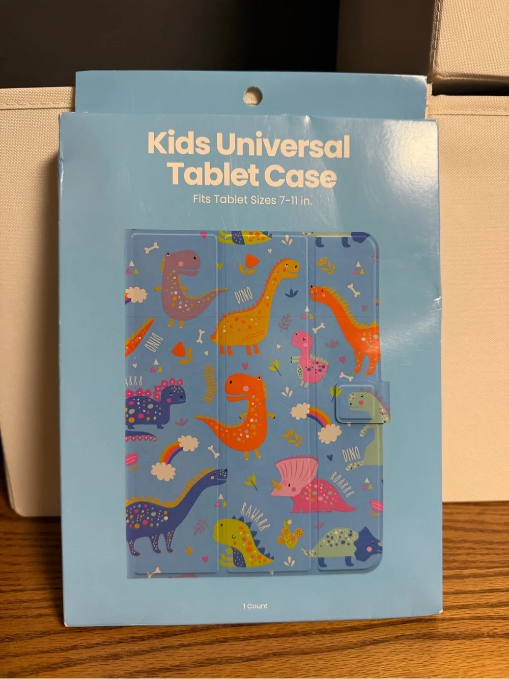 NWT Kids Universal Dinosaur Tablet Case Folio Stand Fits 7